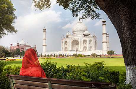 Taj Mahal i indien